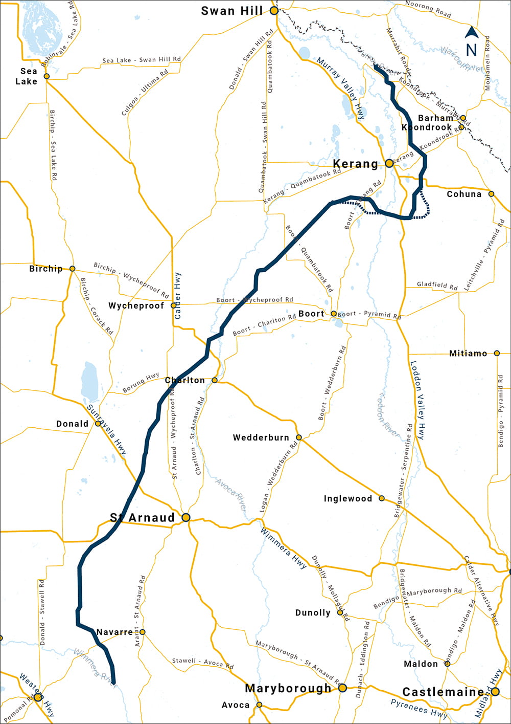 VNI Preferred Easement Map